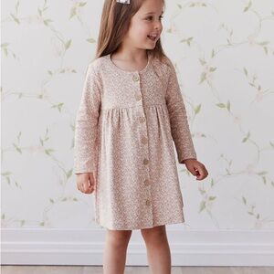 Jamie Kay Tan Long Sleeve Scoop Neck Sweater Dress